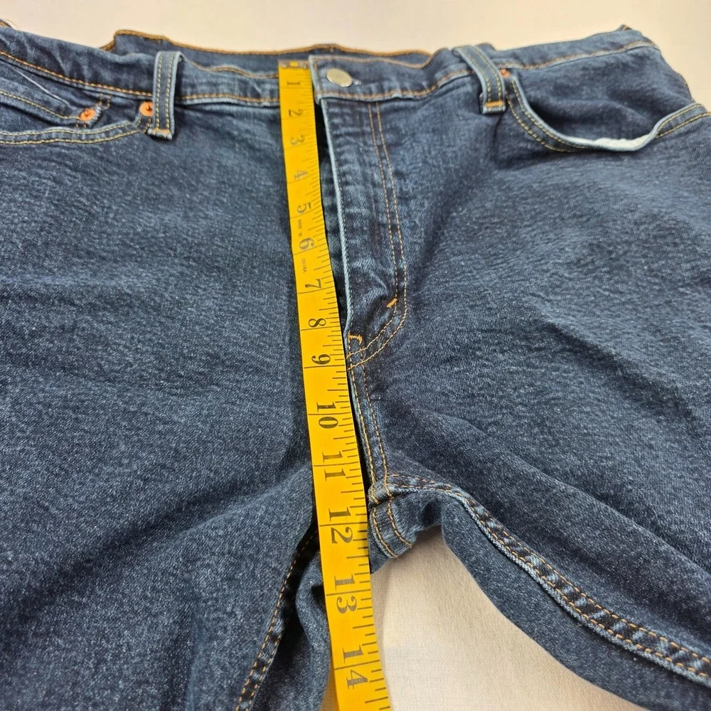 Levis 514 38x30 Dark Wash Straight Stretch Denim Jeans
